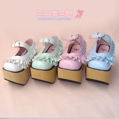 Ruffle Rocking Horse Shoes